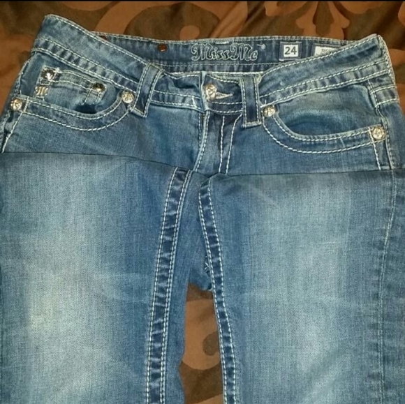 Miss me Capri Jeans size 24 - Picture 2 of 4